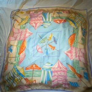 Colorful Beach Umbrella Scarf